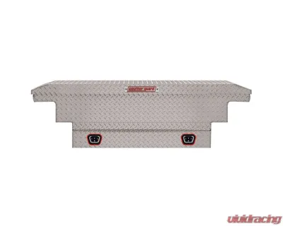 Weather Guard Saddle Box, Aluminum, Compact Low Profile, Clear, 8.0 cu ft - 131-0-04