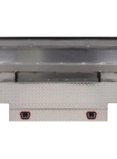 Weather Guard Saddle Box, Aluminum, Compact Low Profile, Clear, 8.0 cu ft                                     - 131-0-04 - Image 11