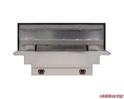 Weather Guard Saddle Box, Aluminum, Compact Low Profile, Clear, 8.0 cu ft - 131-0-04