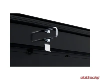 Weather Guard Saddle Box, Aluminum, Compact Low Profile, Gloss Black,  8.0  cu ft - 131-5-04