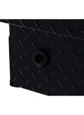 Weather Guard Saddle Box, Aluminum, Compact Low Profile, Gloss Black,  8.0  cu ft                                     - 131-5-04 - Image 8