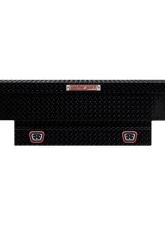 Weather Guard Saddle Box, Aluminum, Compact Low Profile, Gloss Black,  8.0  cu ft                                     - 131-5-04 - Image 11