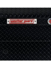 Weather Guard Saddle Box, Aluminum, Compact Low Profile, Gloss Black,  8.0  cu ft                                     - 131-5-04 - Image 12