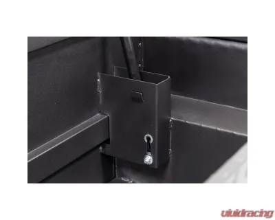 Weather Guard Saddle Box, Aluminum, Compact Low Profile, Textured Matte Black,  8.0  cu ft - 131-52-04