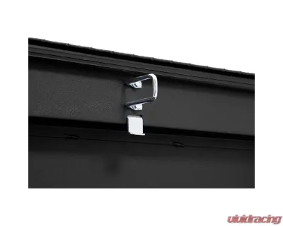 Weather Guard Saddle Box, Aluminum, Compact Low Profile, Textured Matte Black,  8.0  cu ft - 131-52-04