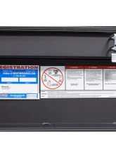 Weather Guard Saddle Box, Aluminum, Compact Low Profile, Textured Matte Black,  8.0  cu ft                                     - 131-52-04 - Image 9