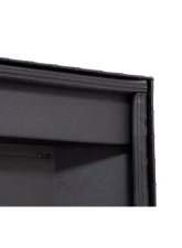 Weather Guard Saddle Box, Aluminum, Compact Low Profile, Textured Matte Black,  8.0  cu ft                                     - 131-52-04 - Image 11