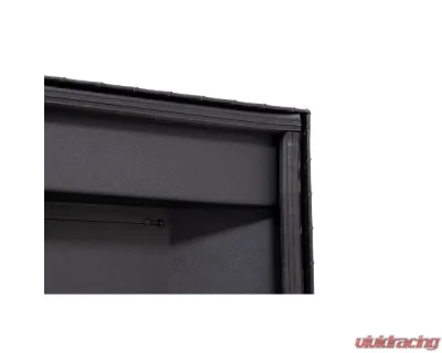 Weather Guard Saddle Box, Aluminum, Compact Low Profile, Textured Matte Black,  8.0  cu ft - 131-52-04