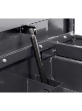 Weather Guard Saddle Box, Aluminum, Compact Low Profile, Gunmetal Gray,  8.0  cu ft                                     - 131-6-04 - Image 5