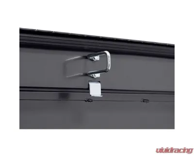Weather Guard Saddle Box, Aluminum, Compact Low Profile, Gunmetal Gray,  8.0  cu ft - 131-6-04