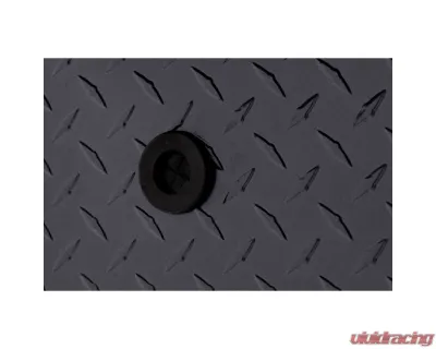 Weather Guard Saddle Box, Aluminum, Compact Low Profile, Gunmetal Gray,  8.0  cu ft - 131-6-04