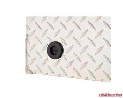 Weather Guard Saddle Box, Aluminum, Compact Deep, Clear, 9.0 cu ft - 137-0-04