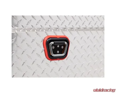 Weather Guard Saddle Box, Aluminum, Compact Deep, Clear, 9.0 cu ft - 137-0-04