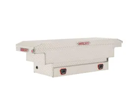 Weather Guard Saddle Box, Aluminum, Compact Deep, Clear, 9.0 cu ft