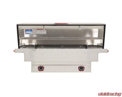 Weather Guard Saddle Box, Aluminum, Compact Deep, Clear, 9.0 cu ft - 137-0-04