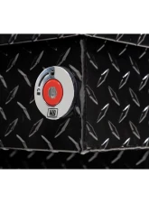 Weather Guard Saddle Box, Aluminum, Compact Deep, Gloss Black, 9.0 cu ft                                     - 137-5-04 - Image 3