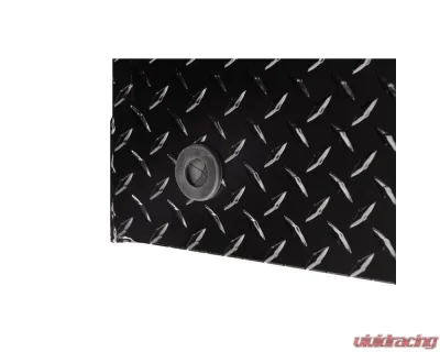 Weather Guard Saddle Box, Aluminum, Compact Deep, Gloss Black, 9.0 cu ft - 137-5-04