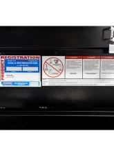 Weather Guard Saddle Box, Aluminum, Compact Deep, Gloss Black, 9.0 cu ft                                     - 137-5-04 - Image 9