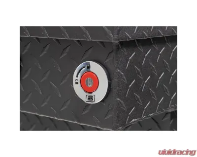 Weather Guard Saddle Box, Aluminum, Compact Deep, Textured Matte Black, 9.0 cu ft - 137-52-04