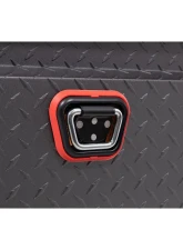 Weather Guard Saddle Box, Aluminum, Compact Deep, Textured Matte Black, 9.0 cu ft                                     - 137-52-04 - Image 10