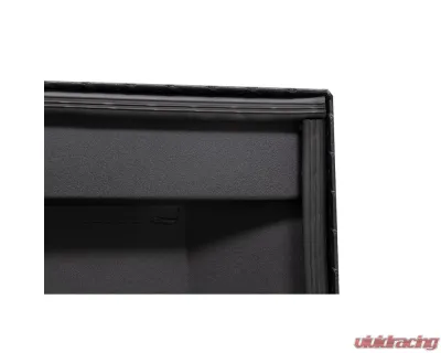 Weather Guard Saddle Box, Aluminum, Compact Deep, Textured Matte Black, 9.0 cu ft - 137-52-04