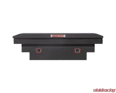 Weather Guard Saddle Box, Aluminum, Compact Deep, Textured Matte Black, 9.0 cu ft - 137-52-04