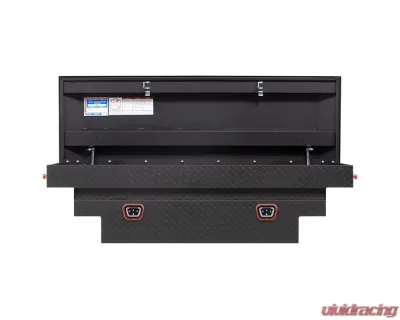 Weather Guard Saddle Box, Aluminum, Compact Deep, Textured Matte Black, 9.0 cu ft - 137-52-04