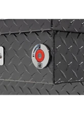 Weather Guard Saddle Box, Aluminum, Compact Deep, Gunmetal Gray, 9.0 cu ft                                     - 137-6-04 - Image 3