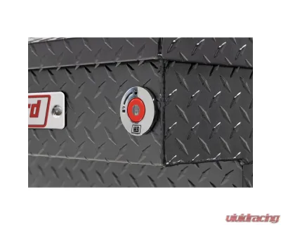 Weather Guard Saddle Box, Aluminum, Compact Deep, Gunmetal Gray, 9.0 cu ft - 137-6-04