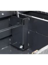 Weather Guard Saddle Box, Aluminum, Compact Deep, Gunmetal Gray, 9.0 cu ft                                     - 137-6-04 - Image 6