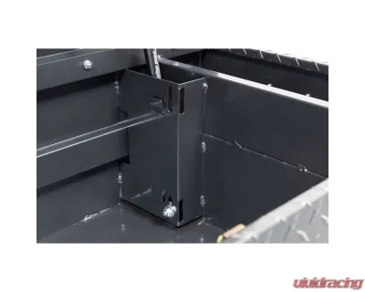 Weather Guard Saddle Box, Aluminum, Compact Deep, Gunmetal Gray, 9.0 cu ft - 137-6-04