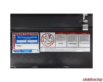 Weather Guard Saddle Box, Aluminum, Compact Deep, Gunmetal Gray, 9.0 cu ft - 137-6-04