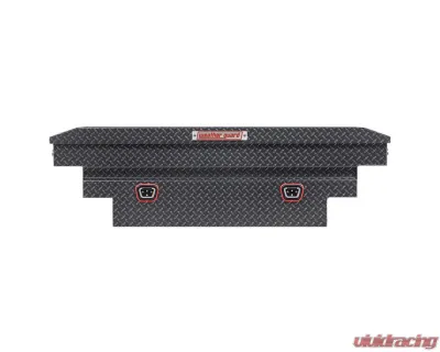 Weather Guard Saddle Box, Aluminum, Compact Deep, Gunmetal Gray, 9.0 cu ft - 137-6-04