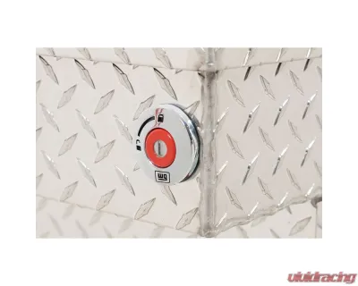 Weather Guard Saddle Box, Aluminum, Compact, Clear, 7.0 cu ft - 154-0-04