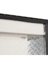 Weather Guard Saddle Box, Aluminum, Compact, Clear, 7.0 cu ft                                     - 154-0-04 - Image 11