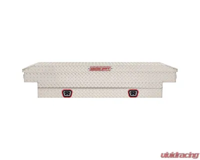 Weather Guard Saddle Box, Aluminum, Compact, Clear, 7.0 cu ft - 154-0-04