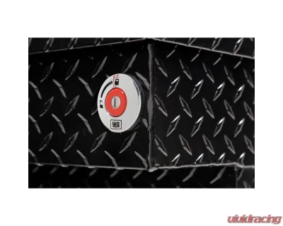 Weather Guard Saddle Box, Aluminum, Compact, Gloss Black, 7.0 cu ft - 154-5-04