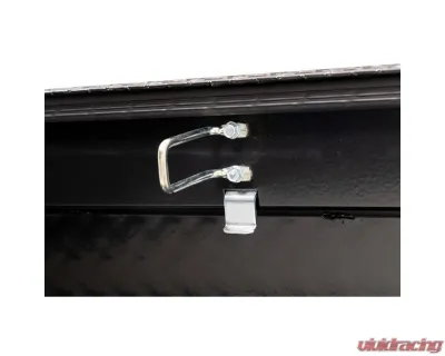 Weather Guard Saddle Box, Aluminum, Compact, Gloss Black, 7.0 cu ft - 154-5-04