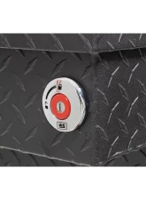 Weather Guard Saddle Box, Aluminum, Compact, Textured Matte Black, 7.0 cu ft                                     - 154-52-04 - Image 3