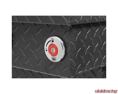 Weather Guard Saddle Box, Aluminum, Compact, Textured Matte Black, 7.0 cu ft - 154-52-04