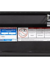 Weather Guard Saddle Box, Aluminum, Compact, Textured Matte Black, 7.0 cu ft                                     - 154-52-04 - Image 9