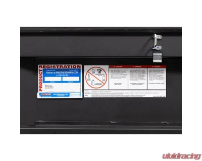 Weather Guard Saddle Box, Aluminum, Compact, Textured Matte Black, 7.0 cu ft - 154-52-04