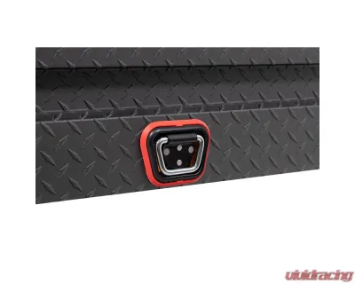 Weather Guard Saddle Box, Aluminum, Compact, Textured Matte Black, 7.0 cu ft - 154-52-04