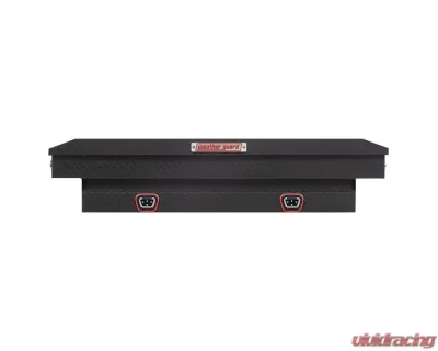 Weather Guard Saddle Box, Aluminum, Compact, Textured Matte Black, 7.0 cu ft - 154-52-04