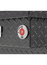 Weather Guard Saddle Box, Aluminum, Compact, Gunmetal Gray, 7.0 cu ft                                     - 154-6-04 - Image 3