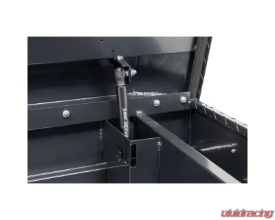 Weather Guard Saddle Box, Aluminum, Compact, Gunmetal Gray, 7.0 cu ft - 154-6-04