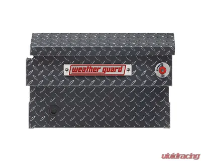 Weather Guard Saddle Box, Aluminum, Compact, Gunmetal Gray, 7.0 cu ft - 154-6-04