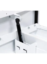 Weather Guard Saddle Box, Steel, Compact, White, 7.0 cu ft                                     - 156-3-04 - Image 5