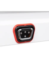 Weather Guard Saddle Box, Steel, Compact, White, 7.0 cu ft                                     - 156-3-04 - Image 9