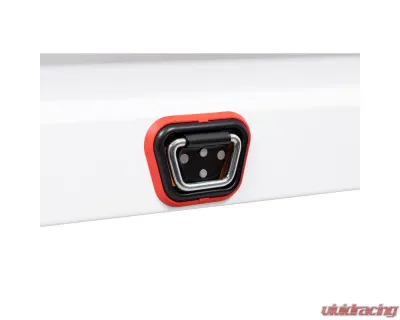 Weather Guard Saddle Box, Steel, Compact, White, 7.0 cu ft - 156-3-04